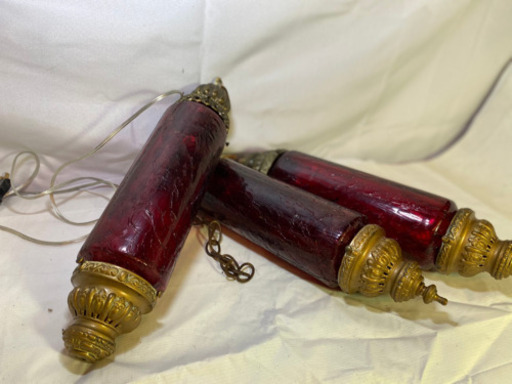 円柱アンティーク照明