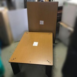 倉庫保管こたつ⑤【自社配送は札幌市内限定】ニトリ リビングコタツ SPT2-105DBR  コタツ こたつ 炬燵 家具 長テーブル 机 ちゃぶ台の画像
