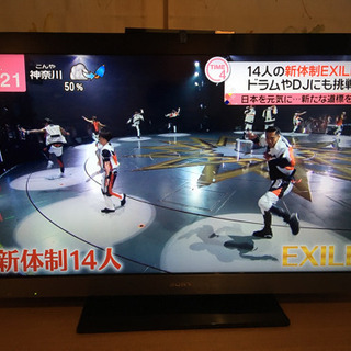 SONY BRAVIA40型＋FireTVStickの画像