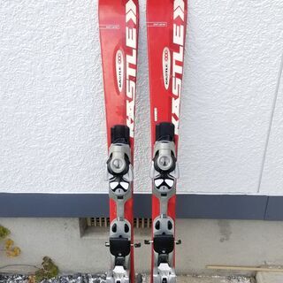 【ケスレー KASTLE】ショートスキー　118cm+サロモンビ...