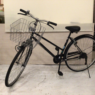27インチ　シティサイクル　黒