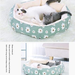 【新品・未使用】犬用・猫用 ペットベッド（Mサイズ）の画像