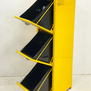 収納家具　イエロー　小物入れ　ダストボックスなどにの画像