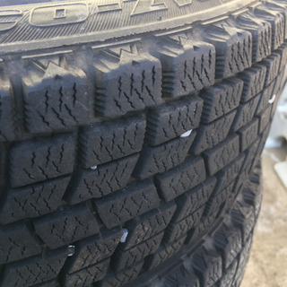 145/80r12鉄チンホイール付きスタッドレス4本セットの画像