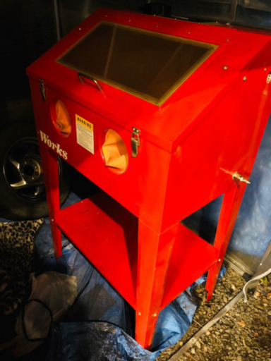 サンドブラストキャビネット 使用回数1回