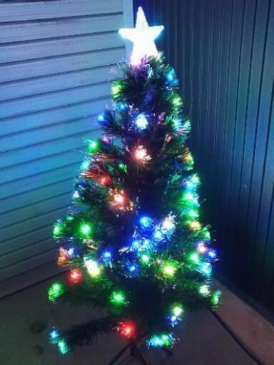 ☃1865訳有クリスマスツリー120グリーン光ファイバーLED