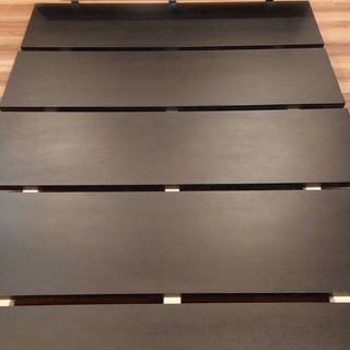 お取引中【12/9処分】セミダブル ベッド 黒 (できれば土日にお越し下さい)の画像