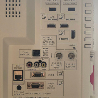 ３２型tvケーブルテレビ台付セットの画像