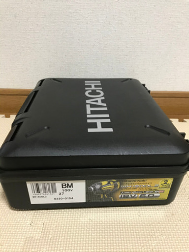 HITACHI 18vコードレス　インパクトドライバ（フルセット）