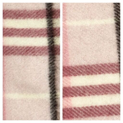 BURBERRY　カシミアマフラー　希少大人気ピンク