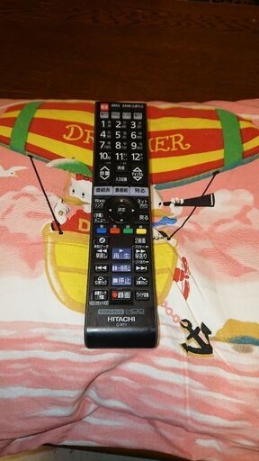 日立テレビWOOO用 ジャンク品テレビリモコン