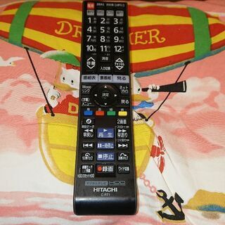 日立テレビWOOO用 ジャンク品テレビリモコン
