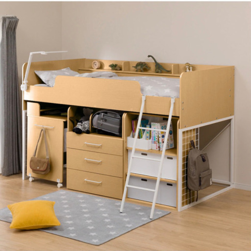 勉強机セットロフトベッド⭐︎値下げしました