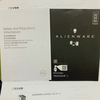 2019エイリアンウェア★配送可【ALIENWARE AURORAスタンダード】の画像