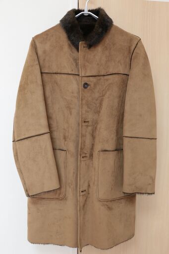 美品 メンズメルローズ フェイク ムートン コート  サイズ3