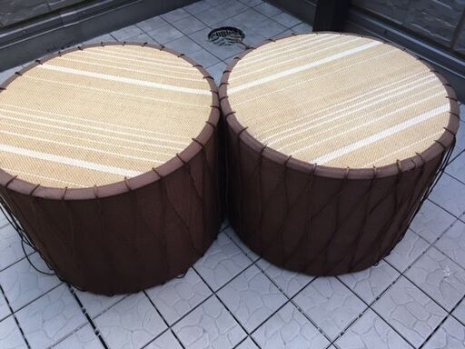 決まりましたニトリで買った「スツール」２脚セット