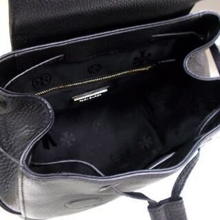 美品 トリーバーチ リュック 黒×レザー タッセル ミニサイズ 可愛い