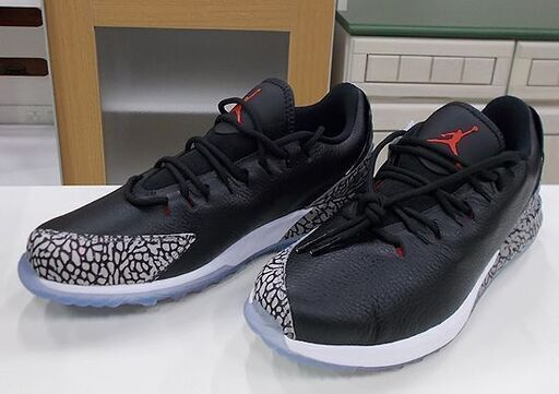 未使用品 ナイキ 26cm ゴルフシューズ AIR JORDAN ADG 26.0cm GOLF AR7995 NIKE エアジョーダン 黒 ブラック 札幌市東区 新道東店