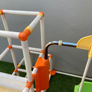 ジャングルジム　滑り台付きの画像