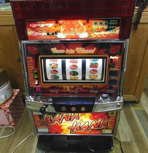 動作品 パイオニア ハナハナ-30 不要機 台、設定キー付き HANAHANA パチスロ スロット