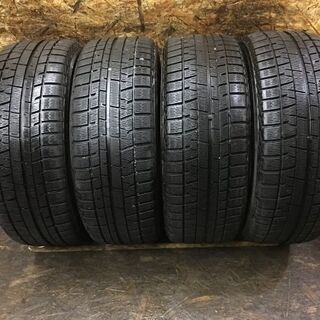 YOKOHAMA ice GUARD iG50 PLUS 225/55R17 17インチ スタッドレス 4本 2015年製 アルファード アテンザワゴン等　(VTG295) クレジットカード QR決済可能