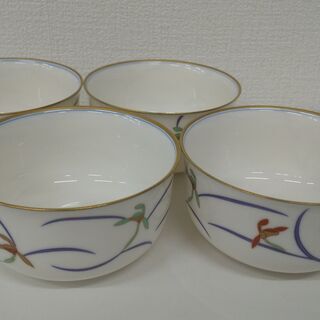 店頭販売済🔽年末セール♪♪香蘭社　湯呑４客セット🔽