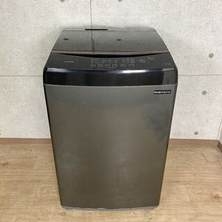 12/13までの歳末大セール‼★10*4 高年式★IRIS OHYAMA アイリスオーヤマ 全自動電気洗濯機 IAW-T803BL 8.0kg 20年製