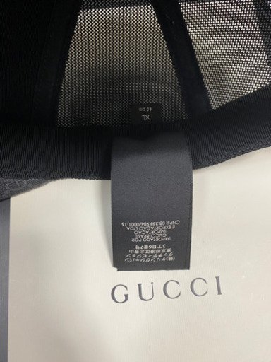 GUCCI スネークプリントGGスプリームキャップ帽子