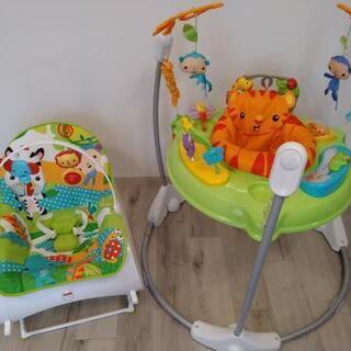 フィッシャープライス トドラーロッカー バウンサー& ジャンパル...