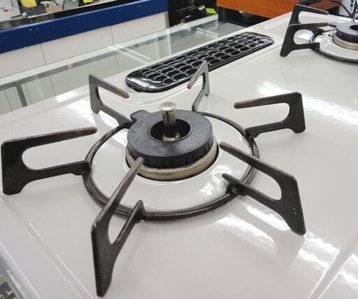 15年製 都市ガス ガステーブル 幅56cm リンナイ ガスコンロ 左強火 DCM01BEL 水無し 片面焼 ☆ PayPay(ペイペ