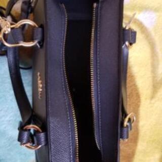 最終値下‼️COACH バッグ　ネイビー　F11925 IMMDの画像