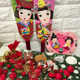 クリスマス お正月　おひなさま