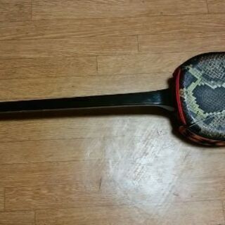 沖縄三線 人工蛇皮 Aランク　柄　人口皮上位ランクモデル 三線 人工蛇皮柄