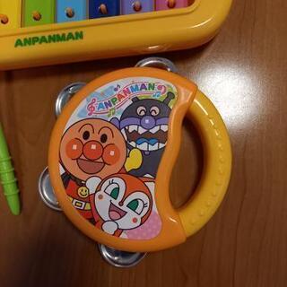 アンパンマン　鉄琴　タンバリン　おもちゃの画像