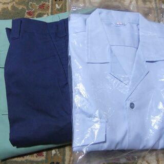 【終了】作業服３点セット　　シャツ１枚＋ズボン２枚