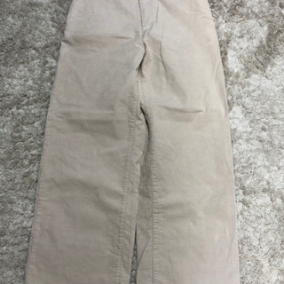 無印良品　ストレッチコーデュロイ　ワイドパンツの画像