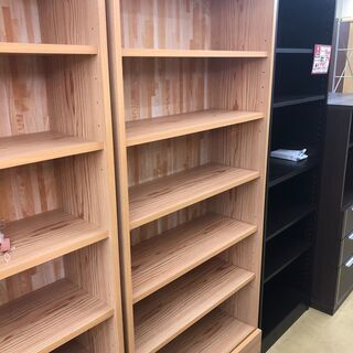 【お値下げ！】未使用品 大川家具 本棚 ブックラック 木目調