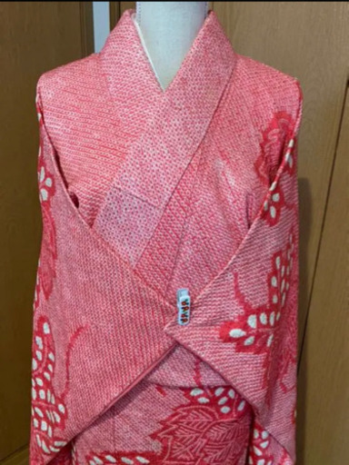 豪華振袖　総絞り　立湧桐花文