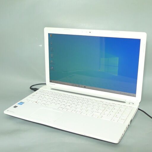 送料無料 コスパ重視 ノートPC 中古良品 15.6型 東芝 T453/33LWY Celeron 4GB 640GB DVDRW 無線 カメラ Windows10 LibreOffice ホワイト