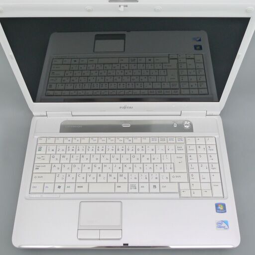  送料無料 1台限定 ノートパソコン 中古良品 15.6型 富士通 AH30/DN Celeron 4GB 320GB DVDRW 無