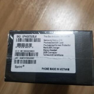 【新品未開封】Galaxy S10  8GB 128GB PrismBlack の画像