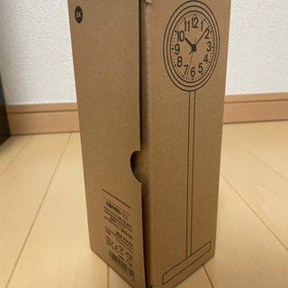 無印　公園の時計・ミニ 置時計・ブラック【500円】
