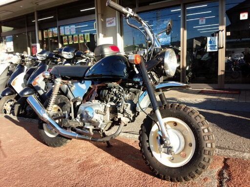 NO.3583　モンキー （Ｍｏｎｋｅｙ）　４サイクル　１２Ｖ　クラッチ付き４速ミッション　ブラック　 ☆彡