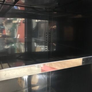 綺麗です!!【簡易清掃済み!!】脚付き!! azuma 業務用ステンレス戸棚 /スライド/900×600×800/T-373/飲食・厨房・の画像