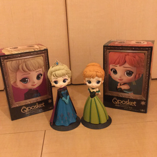 <お譲り先決まりました>【Qposket】アナと雪の女王 エルサ＆アナ