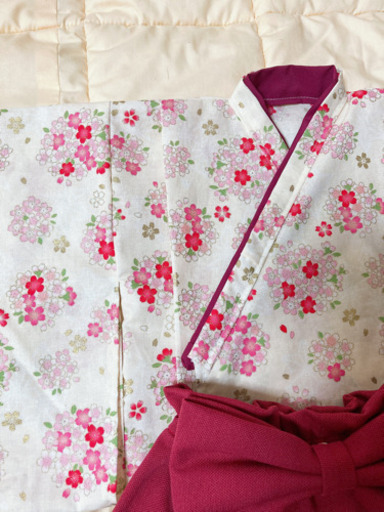 ベビー袴　60-70サイズ　ハンドメイド　※送料無料※