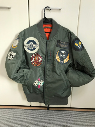 AVIREX MA-1 フライトジャケット　カーキ　美品