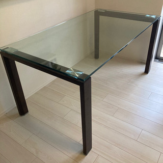 moda en casa ガラステーブル モーダエンカーサ moda en casa フライングテーブル ガラス 楽天市場