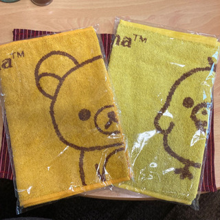 非売品　ローソン　リラックマタオル2点セット