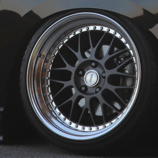 Meister M1 マットブラック　19イン9.5j+11 ４本通し　深リム